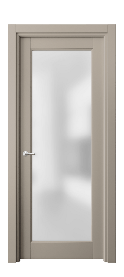 Межкомнатная дверь Toscana Elegante 6300 Бук бисквитный Сатинированное стекло Цена 94599 ₽ | Volhovec