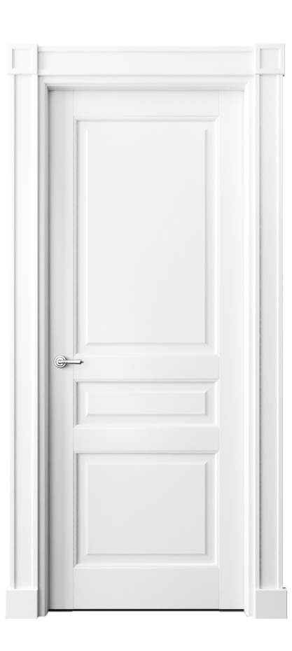Межкомнатная дверь Тоскана Плано 6305 Матовый белоснежный  Цена 136939 ₽ | Volhovec