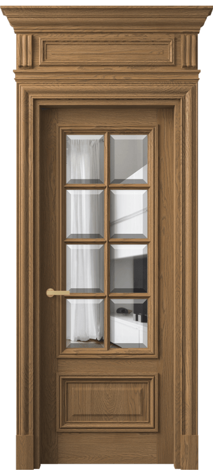 Дверь межкомнатная Antique 7316 Дуб мускатный матовый Прозрачное стекло с фацетом, 6 мм КЭП + Объёмный фриз + Карниз ДМС.М Цена 223095 ₽ Наличники уже входят в базовый комплект. Фабрика дверей Волховец 8 (800) 551 43 19 Межкомнатная дверь Antique 7316 Дуб мускатный матовый Прозрачное стекло с фацетом, 6 мм Цена 223095 ₽ | Volhovec