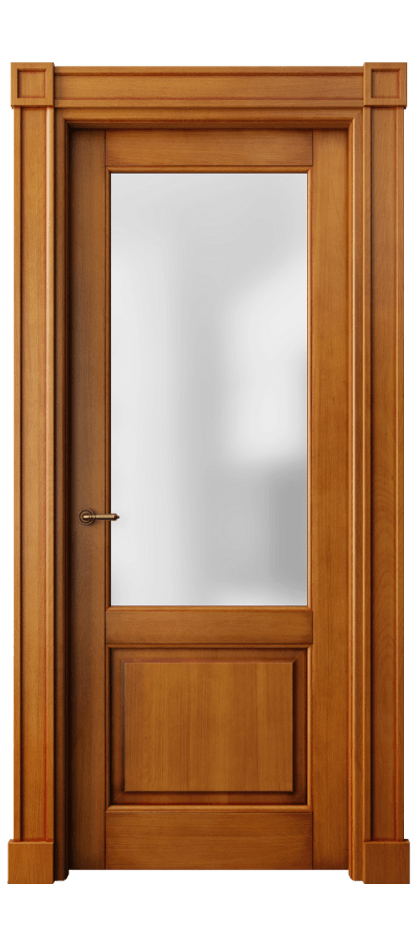 Межкомнатная дверь Toscana Plano 6302 Бук светлый с патиной Сатинированное стекло Цена 205180 сом | Volhovec