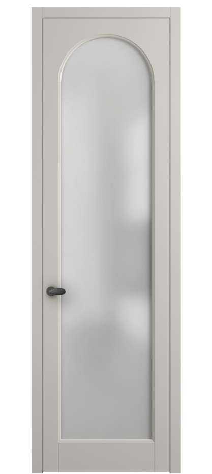 Межкомнатная дверь Palazzo 6804 Матовый облачно-серый Сатинированное стекло Цена 97029 ₽ | Volhovec