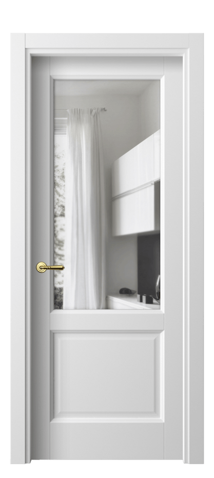 Дверь межкомнатная Galant 1422 Белый шёлк Прозрачное стекло Гладкий наличник БШ Цена 29119 ₽ Наличники уже входят в базовый комплект. Фабрика дверей Волховец 8 (800) 551 43 19 Межкомнатная дверь Galant 1422 Белый шёлк Прозрачное стекло Цена 29119 ₽ | Volhovec