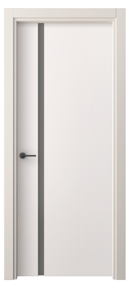 Межкомнатная дверь Freedom 4222 ПЭТ кремово-серый Сатинированное серое стекло, триплекс Цена 36099 ₽ | Volhovec