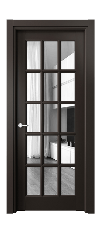 Дверь межкомнатная Toscana Grigliato 6311 Бук антрацит Двустороннее зеркало, триплекс Гладкий наличник БАН Цена 117199 ₽ Наличники уже входят в базовый комплект. Фабрика дверей Волховец 8 (800) 551 43 19 Межкомнатная дверь Toscana Grigliato 6311 Бук антрацит Двустороннее зеркало, триплекс Цена 117199 ₽ | Volhovec