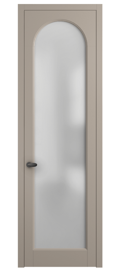 Межкомнатная дверь Palazzo 6804 Матовый бисквитный Сатинированное стекло Цена 97029 ₽ | Volhovec