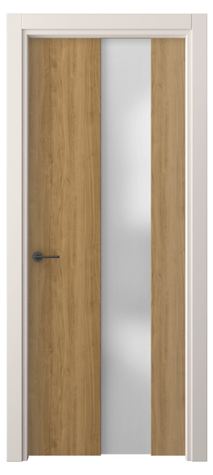 Межкомнатная дверь Freedom 4226 Грецкий орех Сатинированное стекло Цена 38299 ₽ | Volhovec