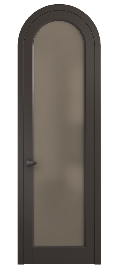 Межкомнатная дверь Palazzo 6814 Матовый антрацит Сатинированное бронзовое стекло, триплекс Цена 125159 ₽ | Volhovec