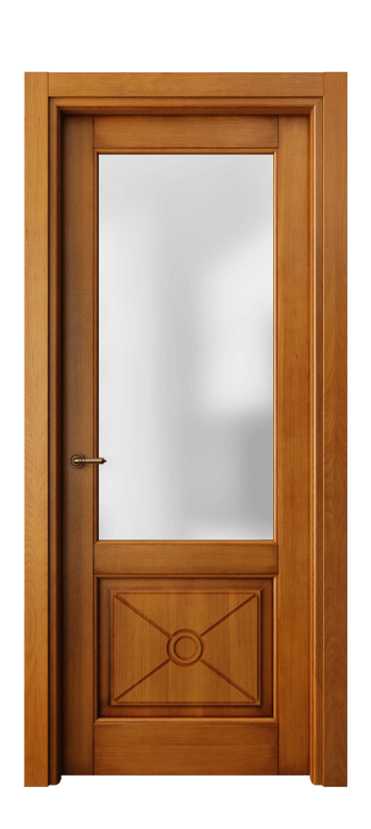 Межкомнатная дверь Toscana Litera 6362 Бук светлый с патиной Сатинированное стекло Цена 116899 ₽ | Volhovec