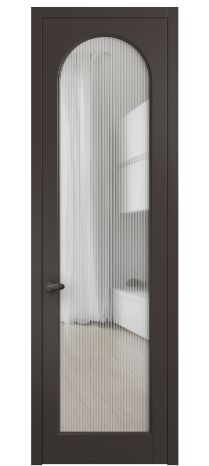 Дверь межкомнатная Palazzo 6804 Матовый антрацит Рифлёное стекло "Moru", триплекс 0536 МАН Цена 99169 ₽ Наличники уже входят в базовый комплект. Фабрика дверей Волховец 8 (800) 551 43 19 Межкомнатная дверь Palazzo 6804 Матовый антрацит Рифлёное стекло "Moru", триплекс Цена 99169 ₽ | Volhovec