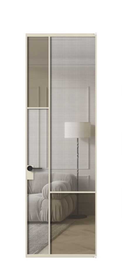 Дверь межкомнатная Mosaic АЛПЛ041.13 Алюминий бежево-серый Декоративное стекло с сеткой "Mesh silver", триплекс, 6 мм + Прозрачное бронзовое стекло, триплекс, 6 мм Без короба АБСР Цена 132572 Стоимость комплекта двери включает:
1. Полотно (600/650/700/750/800/850/900/950*2000-2400 мм).
2. Короб
3. Комплект фурнитуры (2 торцевые петли и магнитный замок с ответной планкой). Фабрика дверей Волховец 8 (800) 551 43 19 Межкомнатная дверь Mosaic АЛПЛ041.13 Алюминий бежево-серый Декоративное стекло с сеткой "Mesh silver", триплекс, 6 мм + Прозрачное бронзовое стекло, триплекс, 6 мм Цена 132572 ₽ | Volhovec
