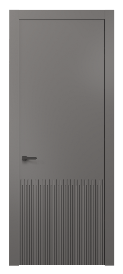 Дверь межкомнатная Dune 8626 Матовый классический серый Гладкий компланарный наличник МКЛС Цена 40320 ₽ Наличники уже входят в базовый комплект. Фабрика дверей Волховец 8 (800) 551 43 19 Межкомнатная дверь Dune 8626 Матовый классический серый Цена 40320 ₽ | Volhovec