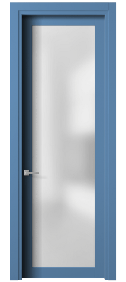 Межкомнатная дверь Planum 2102 Матовый белоснежный Сатинированное стекло Цена 10028060 so'm | Volhovec