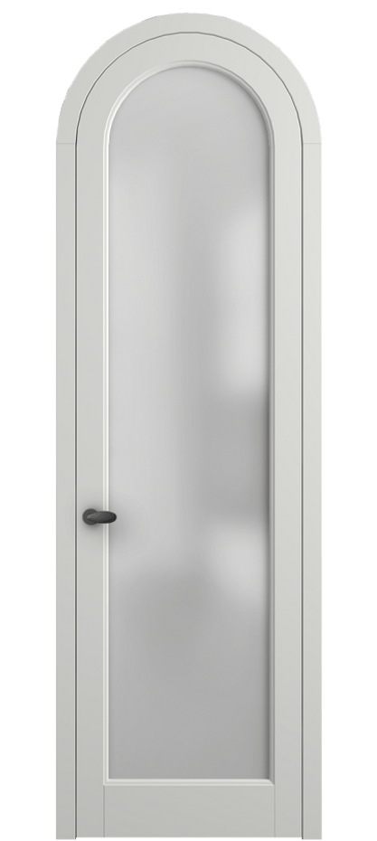 Межкомнатная дверь Palazzo 6814 Матовый светло-серый Сатинированное стекло Цена 125159 ₽ | Volhovec