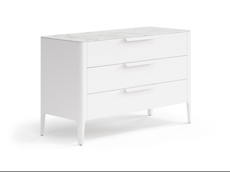 Мебель Комод Piega 3 ящика. Цвет Матовый пудровый белый. Материал Гладкая эмаль. Коллекция Комод Piega 3 ящика. Фото. Мебель Комод Piega 3 ящика. Цвет Матовый пудровый белый. Материал Гладкая эмаль. Коллекция Комод Piega 3 ящика. Картинка.