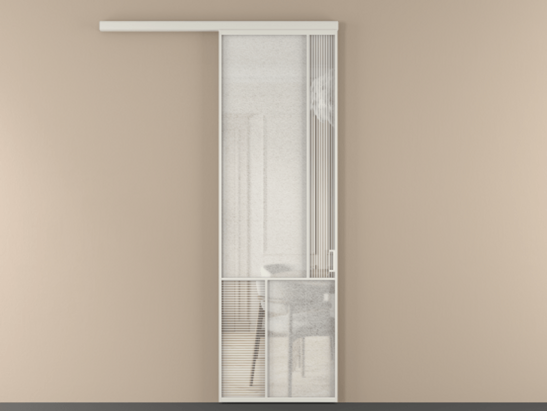 Перегородка Mosaic вдоль стены одностворчатая #VENDORCODE# #FURNISH# #GLASS# Цена #PRICE#  | Volhovec