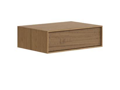 Мебель Тумба подвесная прикроватная Module 1 ящик. Цвет Торфяной дуб. Материал Ламинатин. Коллекция Тумба подвесная прикроватная Module 1 ящик. Картинка.