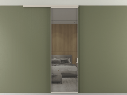 Алюминевая перегородка АЛПР 040.01_АСБЖ_Stopsol Grey_new. Цвет Алюминий светло-бежевый. Материал Алюминий в эмали. Коллекция Перегородка Formato вдоль стены на потолок одностворчатая. Фото. Алюминевая перегородка АЛПР 040.01_АСБЖ_Stopsol Grey_new. Цвет Алюминий светло-бежевый. Материал Алюминий в эмали. Коллекция Перегородка Formato вдоль стены на потолок одностворчатая. Картинка.