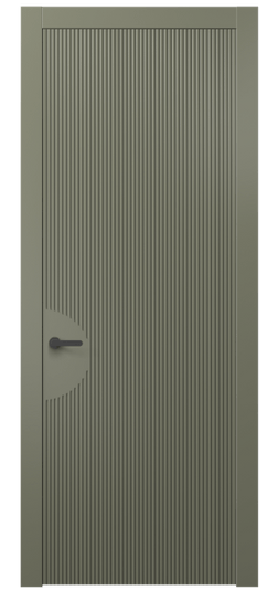 Дверь межкомнатная 8624 МОТ . Цвет Матовый оливковый тёмный. Материал Гладкая эмаль. Коллекция Dune. Картинка.