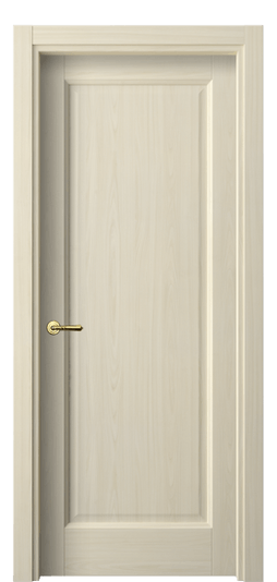 Дверь межкомнатная 1401 МОЯ. Цвет Молочный ясень. Материал Ciplex ламинатин. Коллекция Galant. Картинка.