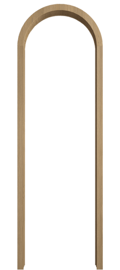 Дверь межкомнатная Арка ДСМ.М. Цвет Дуб соломенный матовый. Материал Массив дуба матовый. Коллекция Palazzo. Картинка.