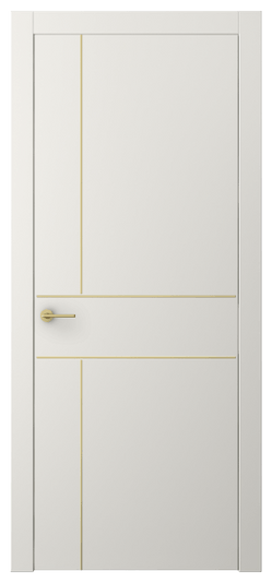 Дверь межкомнатная АКП 4209 СТБЛ. Цвет Софт-тач белоснежный. Материал Полипропилен. Коллекция Freedom. Картинка.