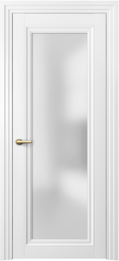 Дверь межкомнатная 2502 МБЛ САТ. Цвет Матовый белоснежный. Материал Гладкая эмаль. Коллекция Центро. Картинка.