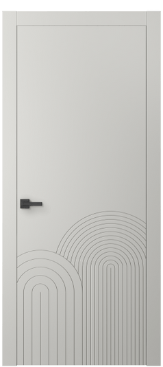 Межкомнатная дверь 8059 МСР. Цвет Матовый серый. Материал Гладкая эмаль. Коллекция Linea. Фото. Дверь межкомнатная 8059 МСР. Цвет Матовый серый. Материал Гладкая эмаль. Коллекция Linea. Картинка.