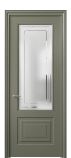 Межкомнатная дверь 8452 МОТ Сатин с гравировкой Mascot. Цвет Матовый оливковый тёмный. Материал Гладкая эмаль. Коллекция Mascot. Фото. Дверь межкомнатная 8452 МОТ Сатин с гравировкой Mascot. Цвет Матовый оливковый тёмный. Материал Гладкая эмаль. Коллекция Mascot. Картинка.