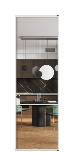 Межкомнатная дверь АЛПЛ040.02 Crystalvision АСР. Цвет Алюминий серый. Материал Алюминий в эмали. Коллекция Formato. Фото. Дверь межкомнатная АЛПЛ040.02 Crystalvision АСР. Цвет Алюминий серый. Материал Алюминий в эмали. Коллекция Formato. Картинка.