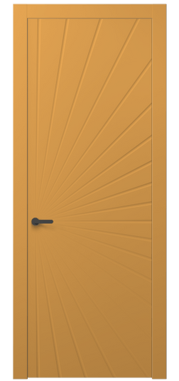 Дверь межкомнатная 8649 Пастельно-жёлтый RAL 1034. Цвет RAL Пастельно-жёлтый RAL 1034. Материал Гладкая эмаль. Коллекция Alba. Картинка.