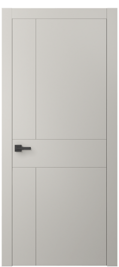 Дверь межкомнатная АКП 8056 МОС Матовый облачно-серый. Цвет Матовый облачно-серый. Материал Гладкая эмаль. Коллекция Linea. Картинка.