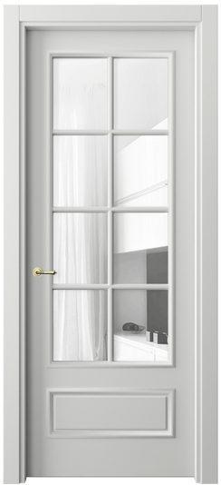Межкомнатная дверь 8112 МССР ПРОЗ. Цвет Матовый светло-серый. Материал Гладкая эмаль. Коллекция Paris. Фото. Дверь межкомнатная 8112 МССР ПРОЗ. Цвет Матовый светло-серый. Материал Гладкая эмаль. Коллекция Paris. Картинка.