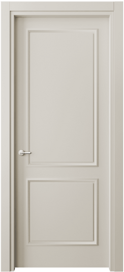 Дверь межкомнатная 8121 МОС. Цвет Матовый облачно-серый. Материал Гладкая эмаль. Коллекция Paris. Картинка.