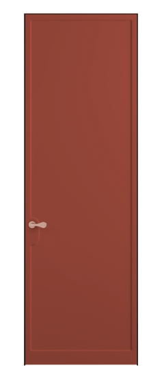 Дверь межкомнатная 7501 NCS S 3040-Y80R. Цвет NCS NCS S 3040-Y80R. Материал Гладкая эмаль. Коллекция Softform. Картинка.