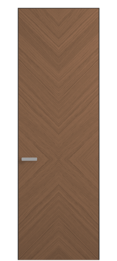 Дверь межкомнатная ПУ 0205 ДСРМР Дуб серый матовый. Цвет Дуб серый матовый рифт. Материал Радиальный шпон Naturwood. Коллекция Rift. Картинка.