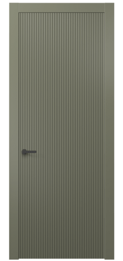 Дверь межкомнатная АКП 8621 МОТ. Цвет Матовый оливковый тёмный. Материал Гладкая эмаль. Коллекция Dune. Картинка.