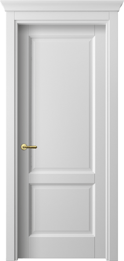 Дверь межкомнатная 1421 МБЛ. Цвет Матовый белоснежный. Материал Гладкая эмаль. Коллекция Galant. Картинка.