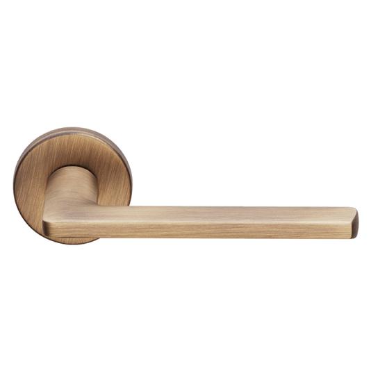 Ручки для дверей Ручка дверная Люче Пи. Цвет Матовая бронза. Коллекция Люче Пи. Картинка.