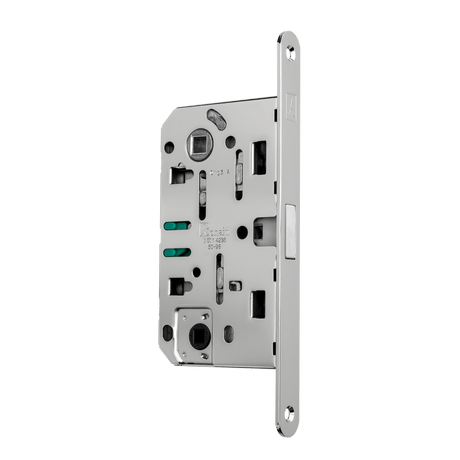 Фурнитура для дверей Магнитный замок с ответной планкой. Цвет Полированный хром. Коллекция Магнитный замок с ответной планкой. Картинка.