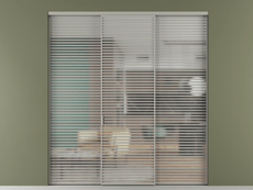 Перегородка Формато внутри проёма 3 створки