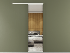 Перегородка Формато вдоль стены 1 створка